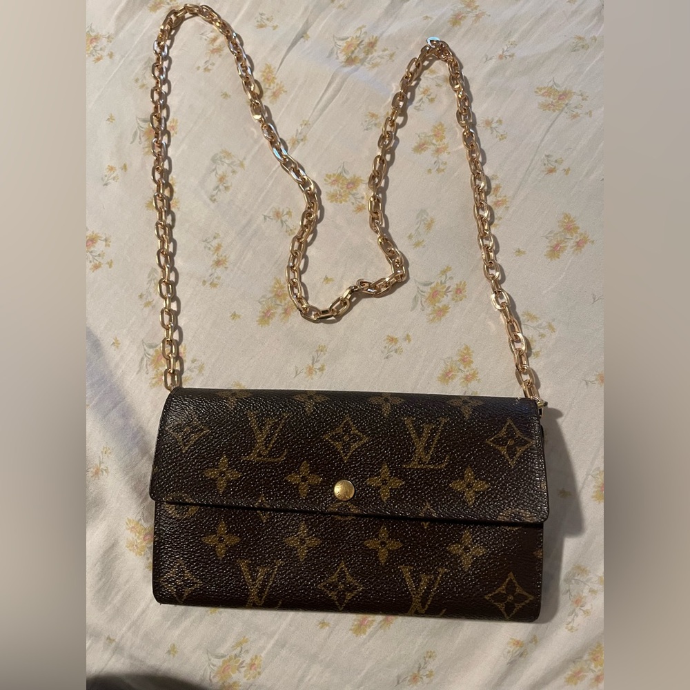 Louis Vuitton Black and Brown Monogram Wallet - Picture 11 of 12